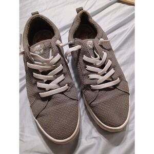 Roxy Surf Shoes Size‎ 10 Talon Sneaker Flats Comfort Lace Grey Eur 41